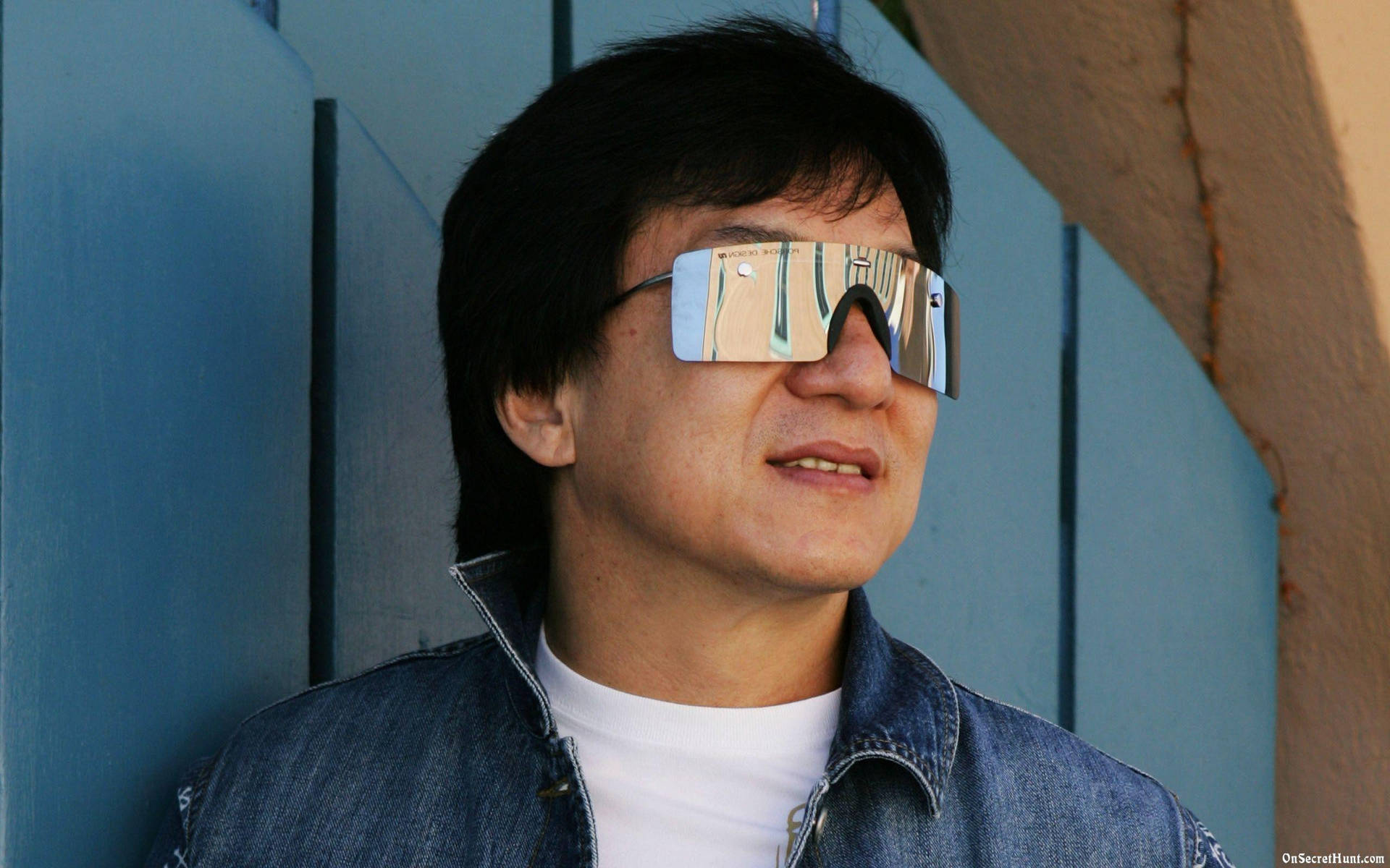 Jackie Chan Silver Shades Wallpaper