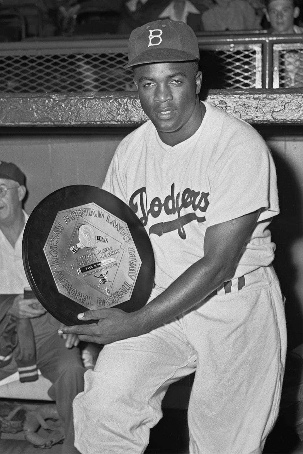 Legendary Baseball Player Jackie Robinson.