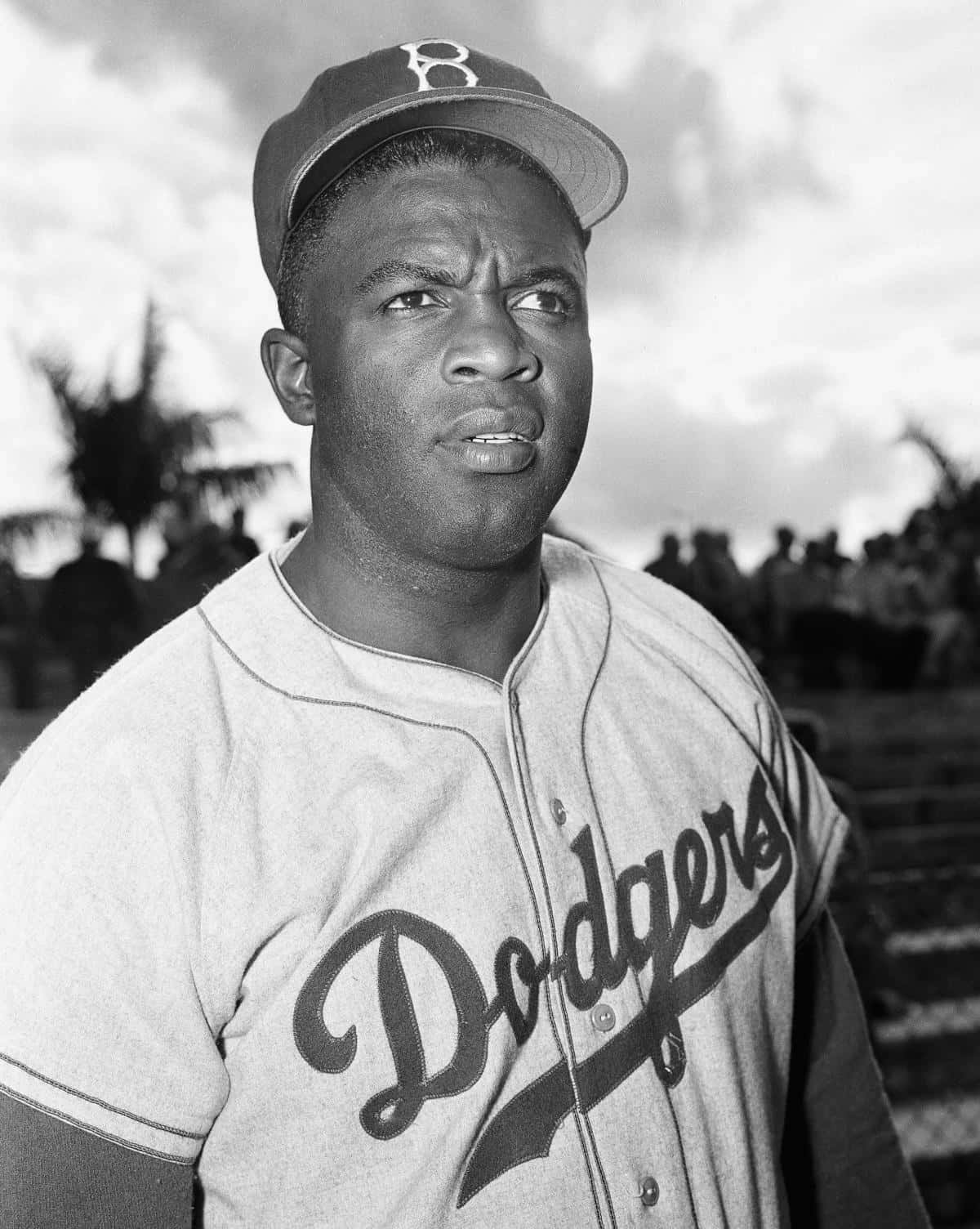 Jackie Robinson, the first African American to play Major League Baseball