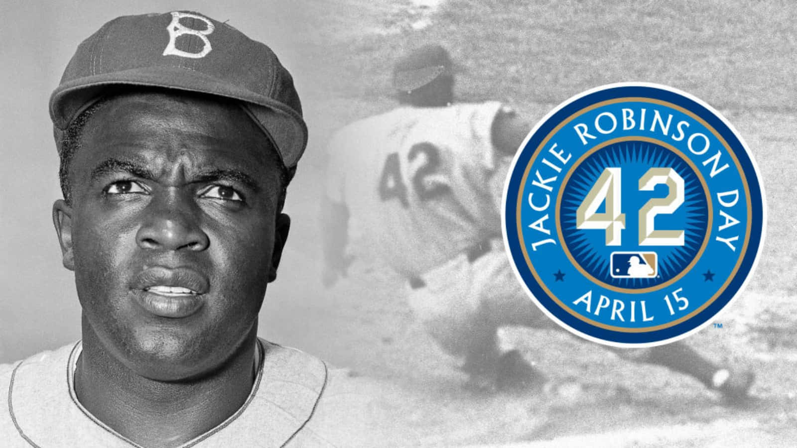An Iconic Photograph of Jackie Robinson
