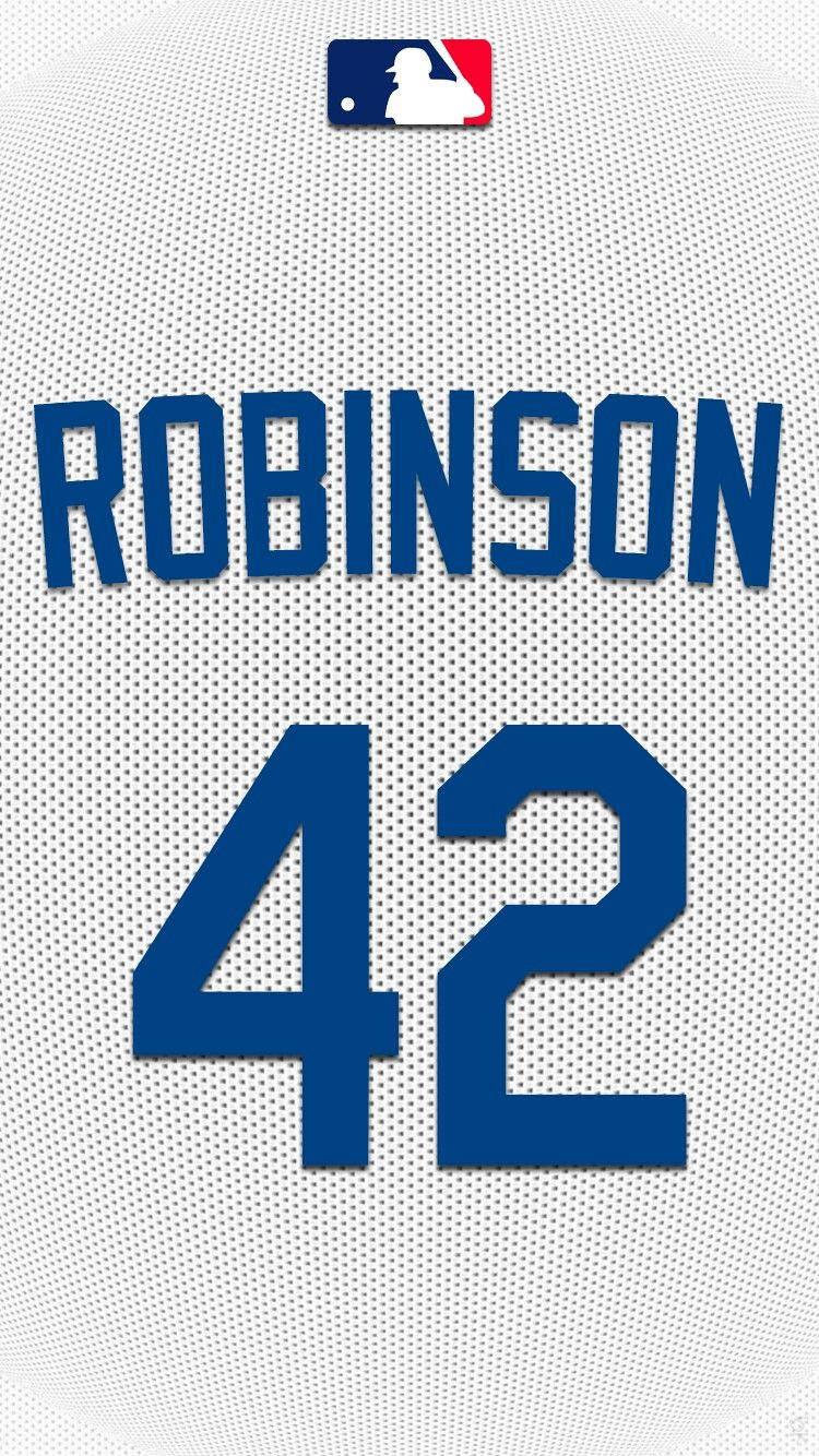 Jackie Robinson 42 MLB-trøje Tapet Wallpaper