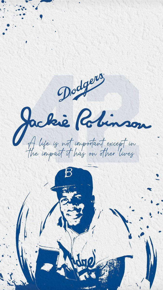 Jackie Robinson Tagline Poster Wallpaper