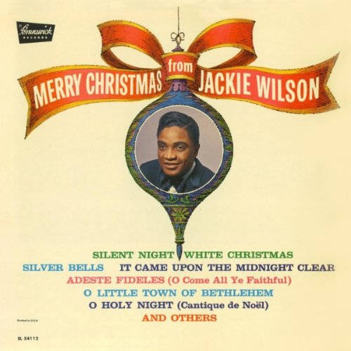 Jackiewilson, Amerikanischer Sänger, Frohe Weihnachten. Wallpaper