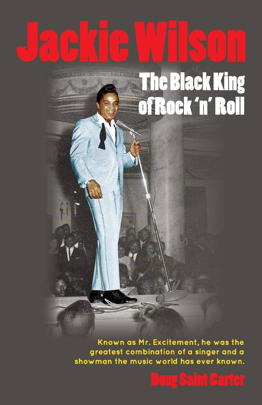 Jackie Wilson Singer Black King Of Rock And Roll Wallpaper