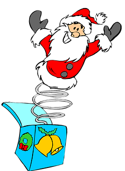 Jackinthe Box Santa Claus PNG