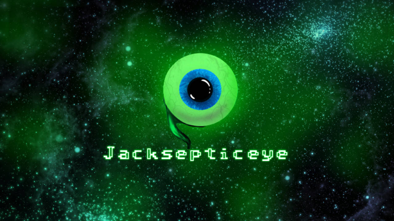 Jacksepticeyegalaxia Verde Fondo de pantalla