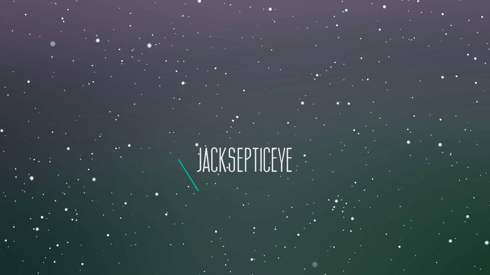 Jacksepticeye Night Sky Baggrundsbillede: Se himlen og se stjernerne skinne i et mørkt og afkølet miljø. Wallpaper