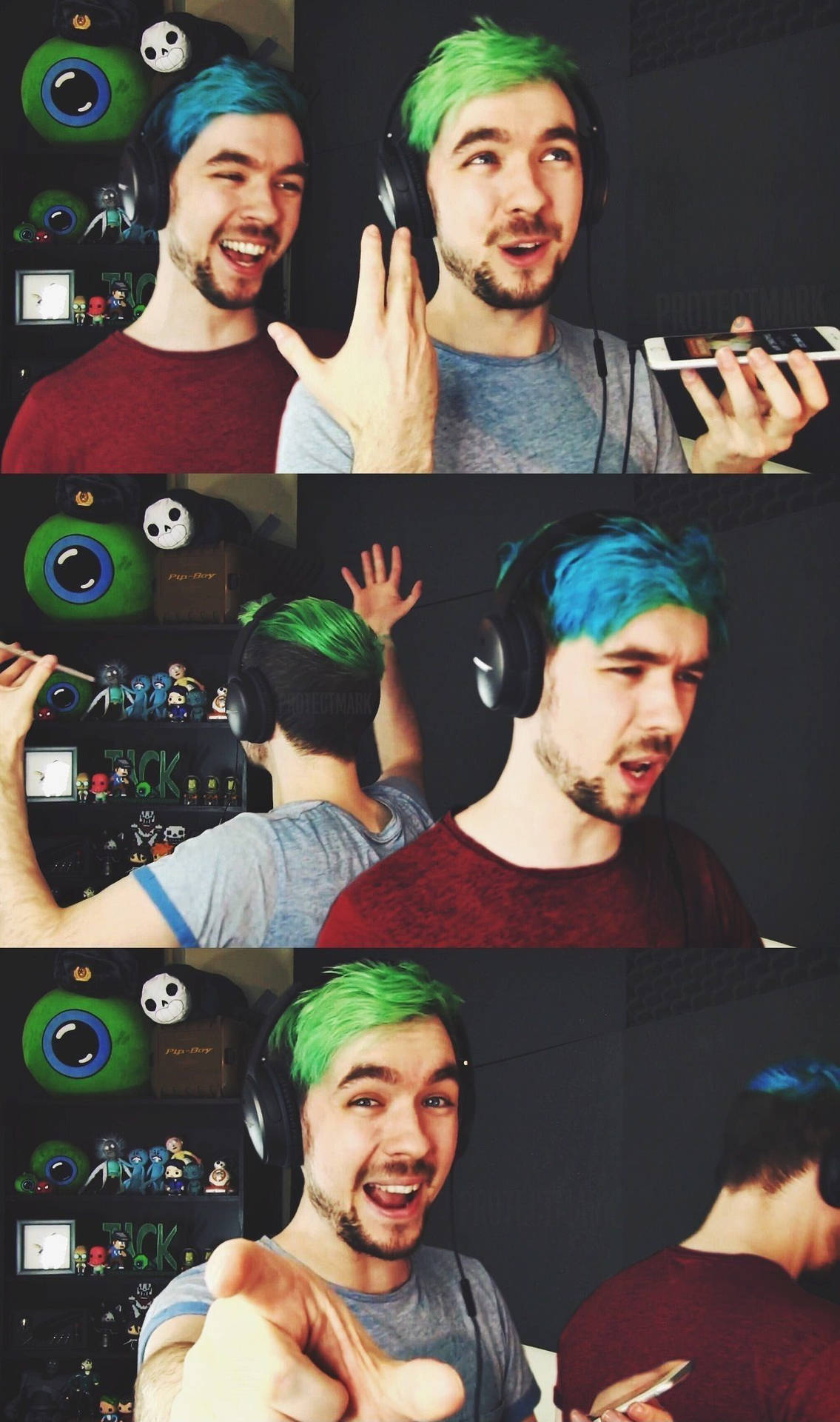 Jacksepticeye With Dyed Hair Wallpaper