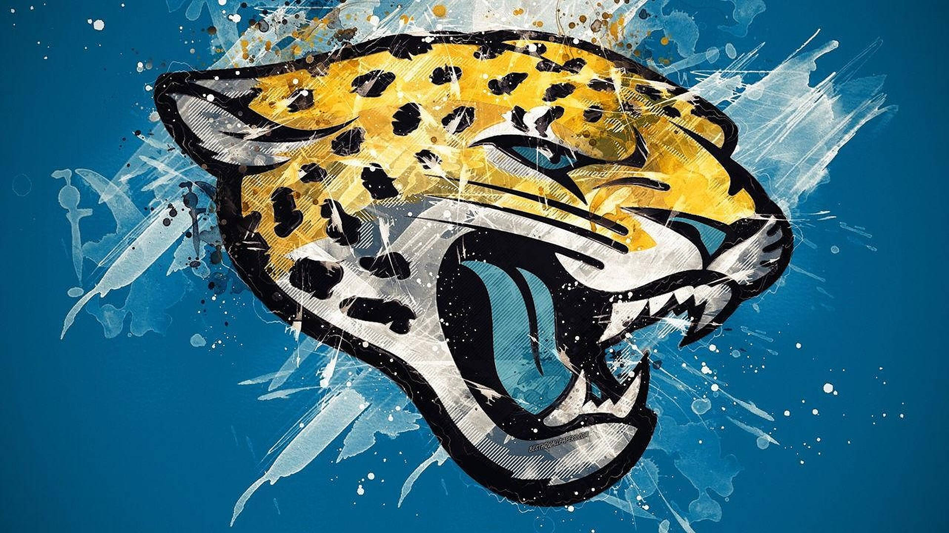 Jacksonville Jaguars Digital Painting Wallpaper