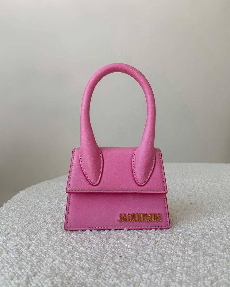 Download Jacquemus Pink Leather Bag Wallpaper | Wallpapers.com
