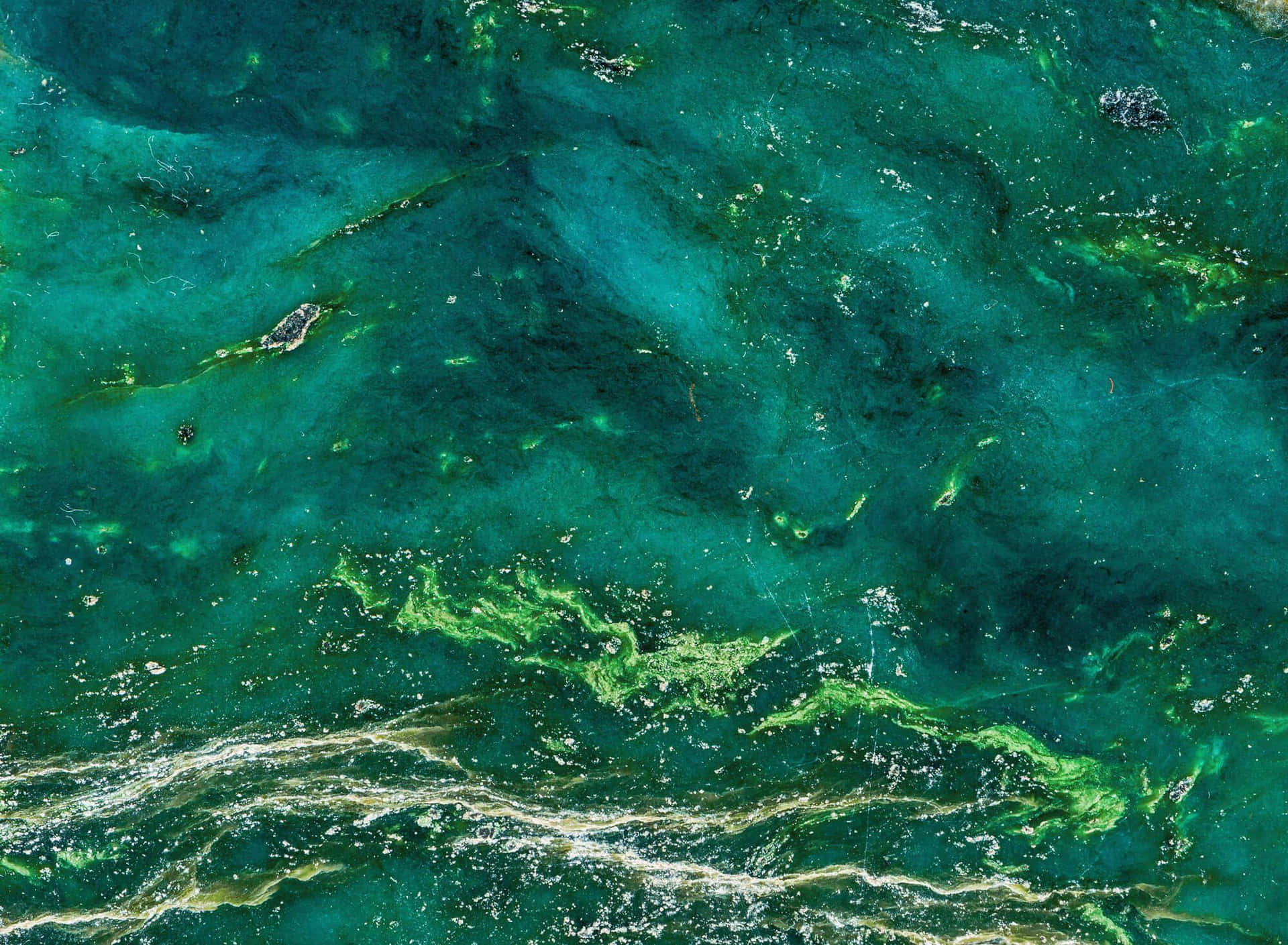 Jade Colored Water Textures Wallpaper
