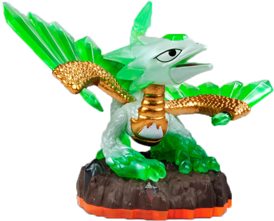 Jade Fire Kraken Skylanders Figure PNG