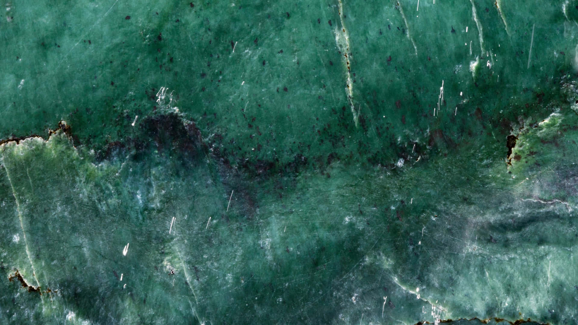 Jade Stone Texture Green Wallpaper