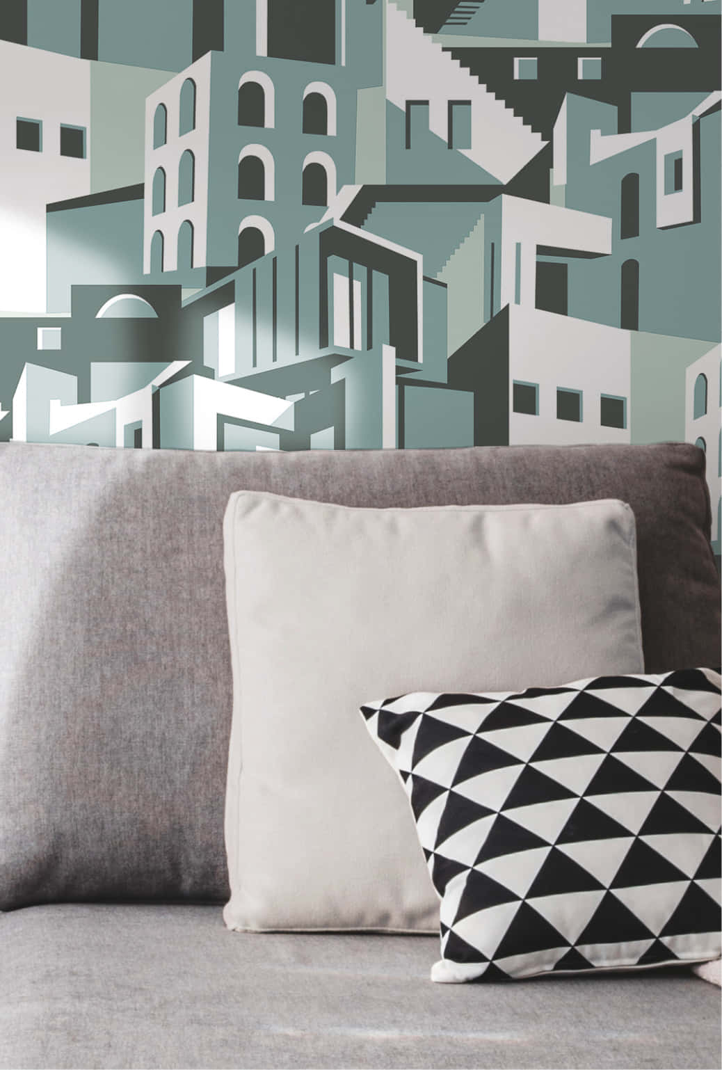 Jaded City Wallpaper On Wall Wallpaper