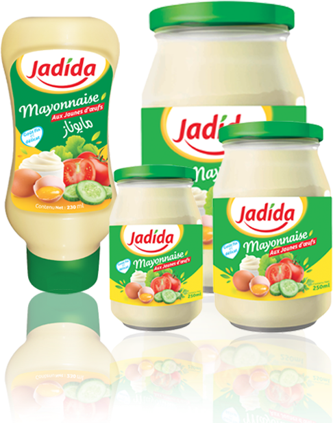 Jadida Mayonnaise Product Range PNG