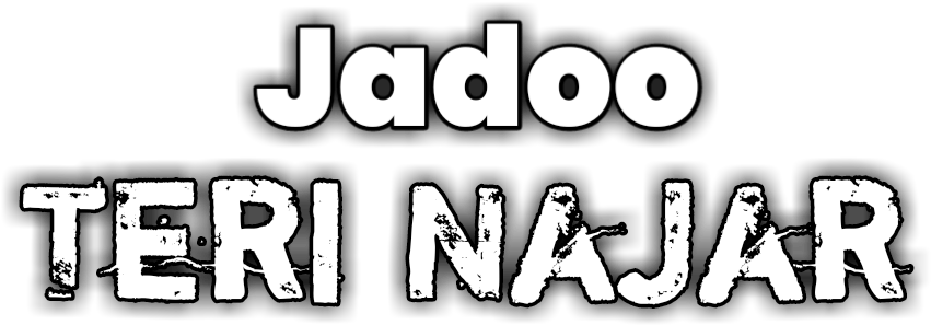 Jadoo Teri Najar Text Graphic PNG