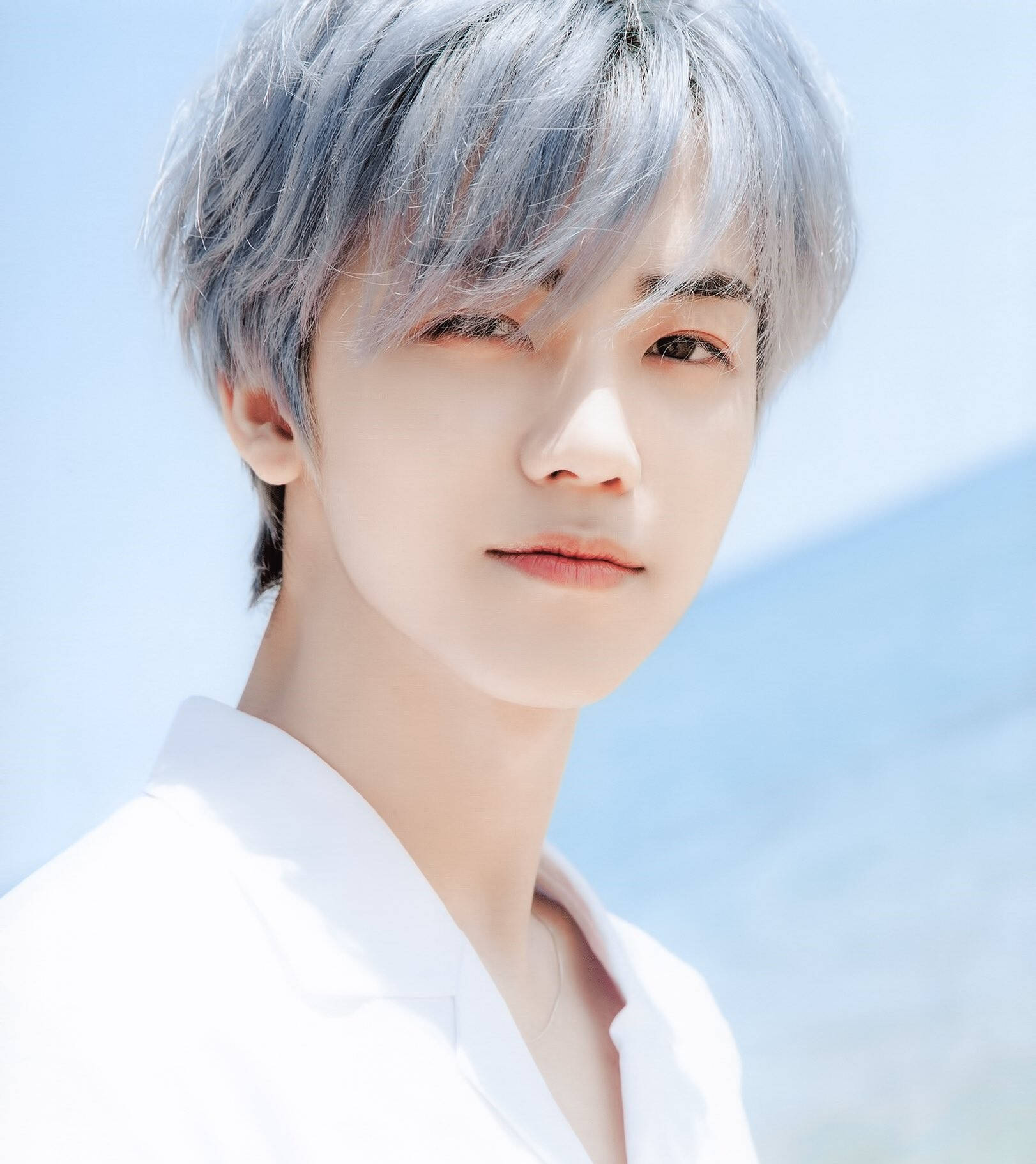 Jaemin NCT Silver Hair Wallpaper