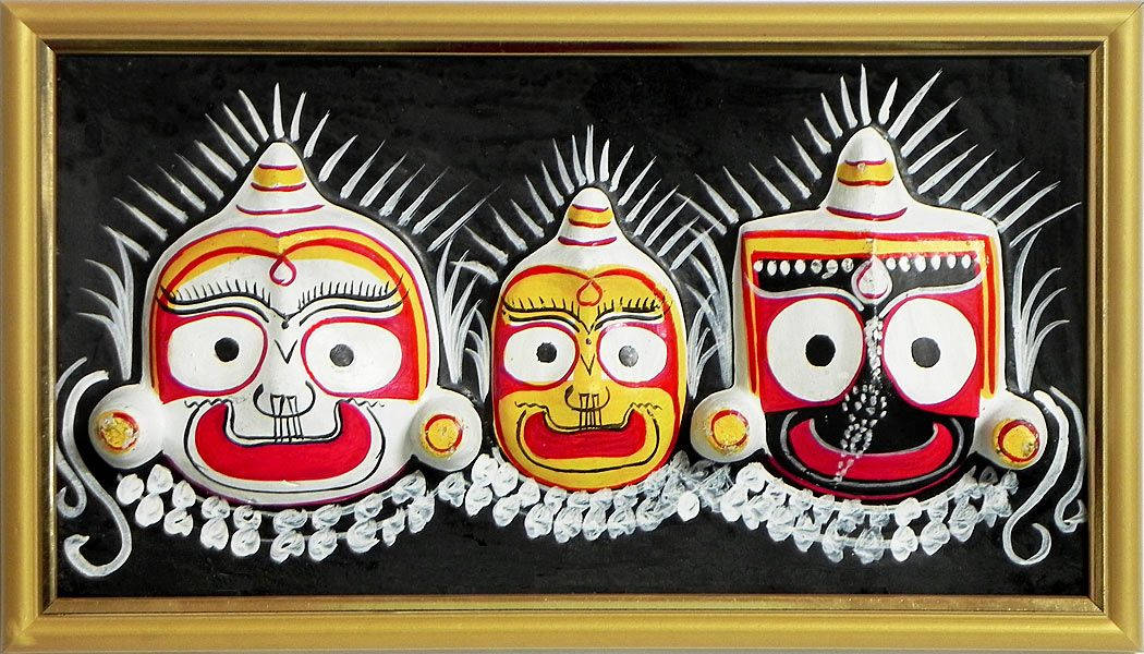Jagannath Illustrerade Masker Wallpaper