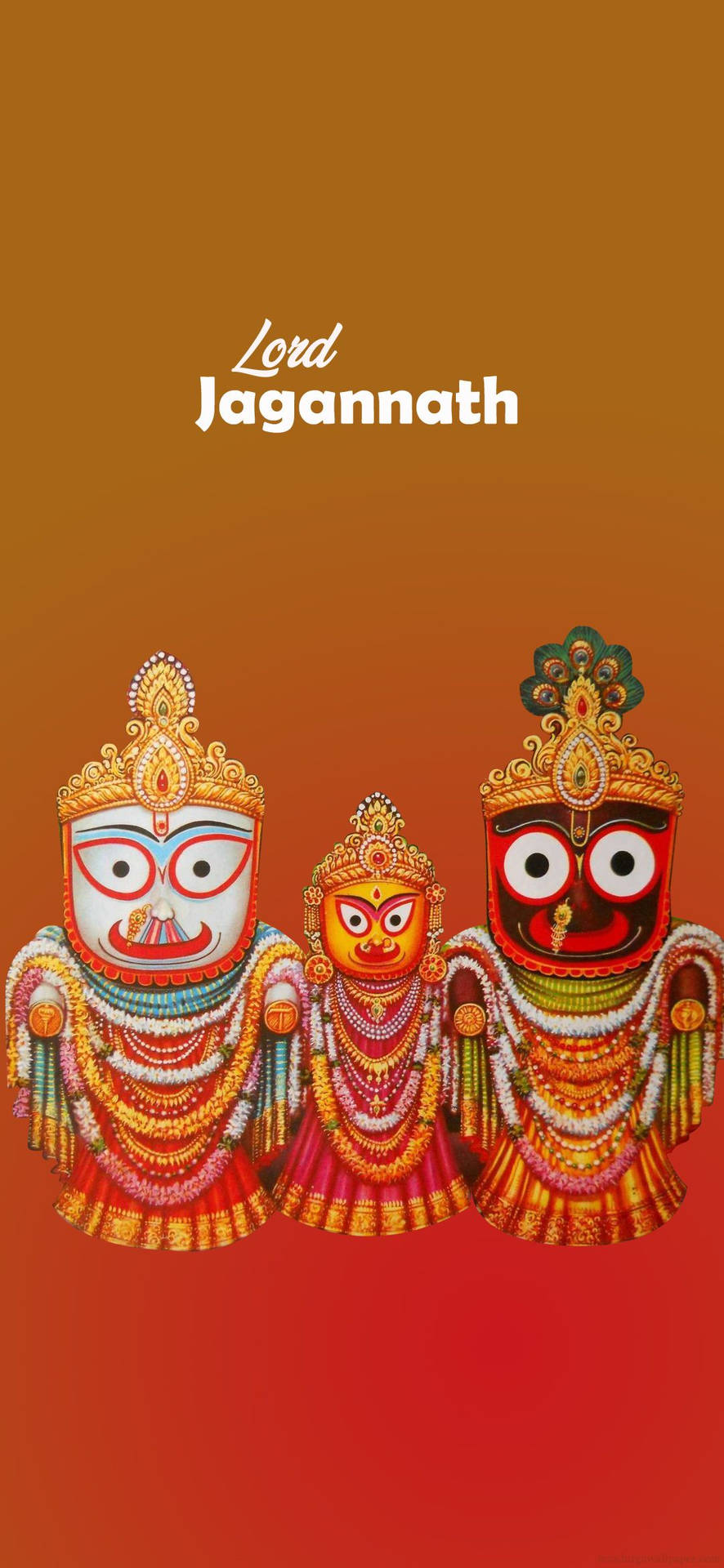 Jagannath With Hindu Gods