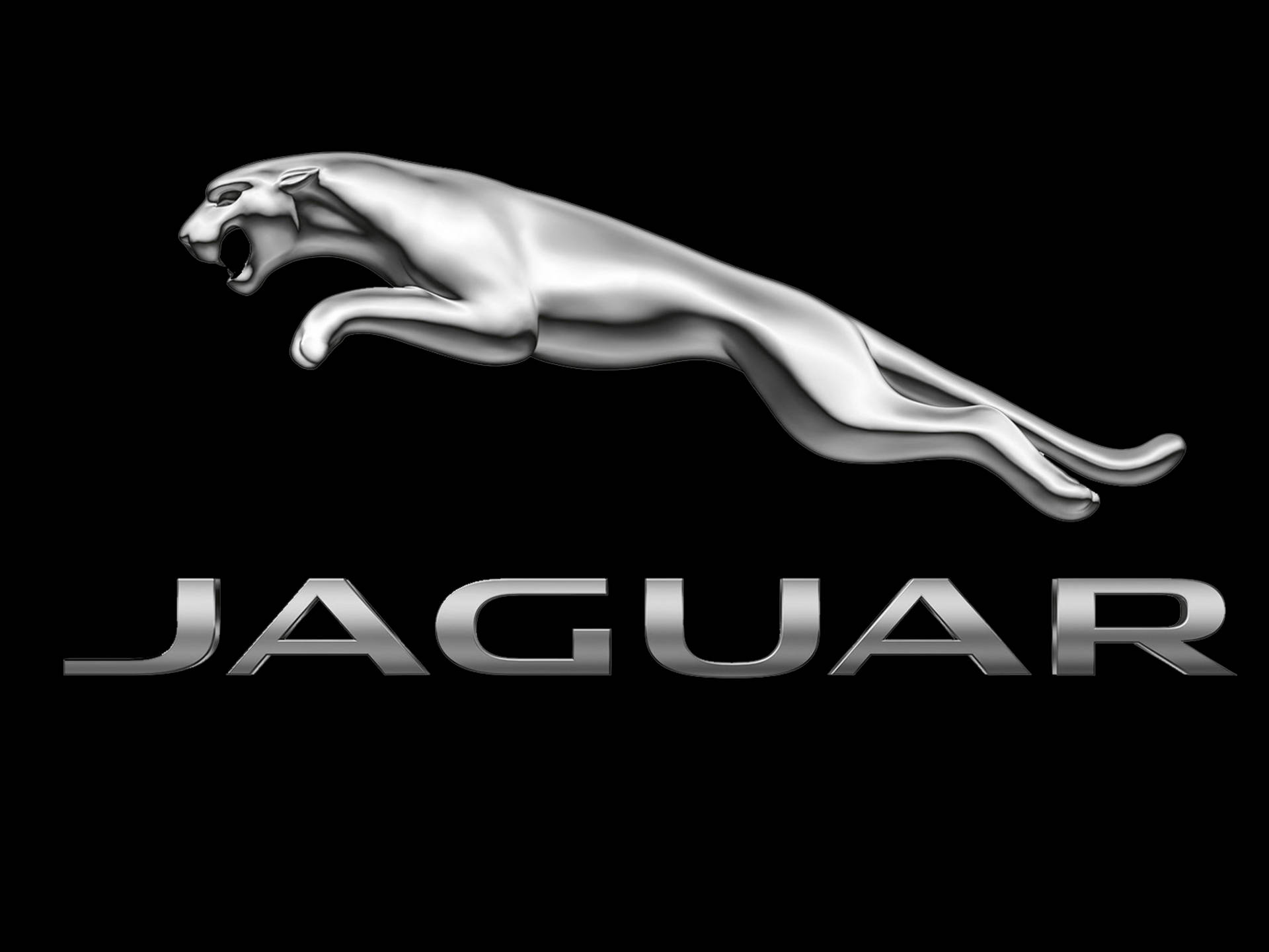 Moderne luksus: Jaguar Logoet Wallpaper