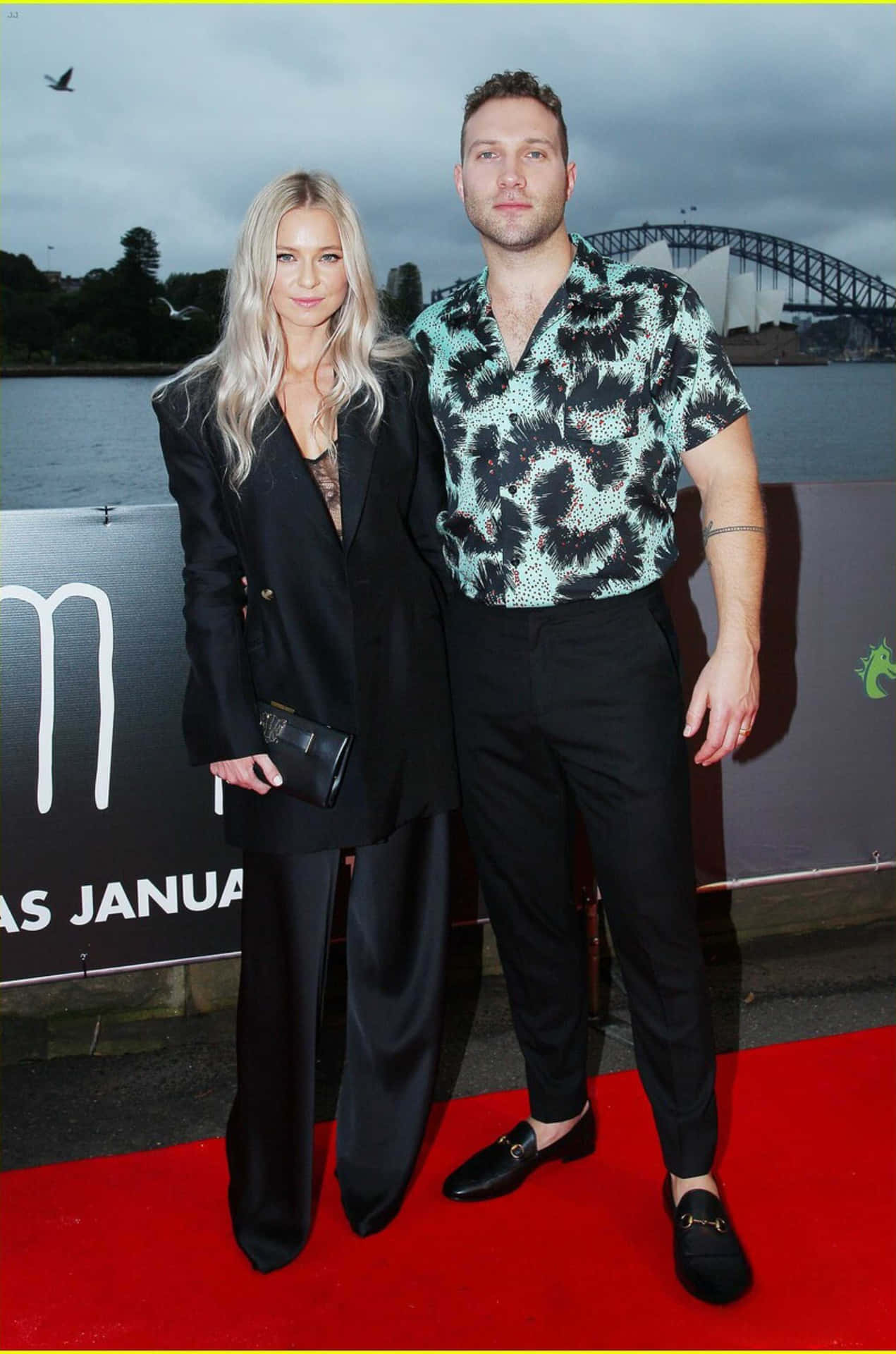 Jai Courtney Red Carpet Event With Companion Wallpaper