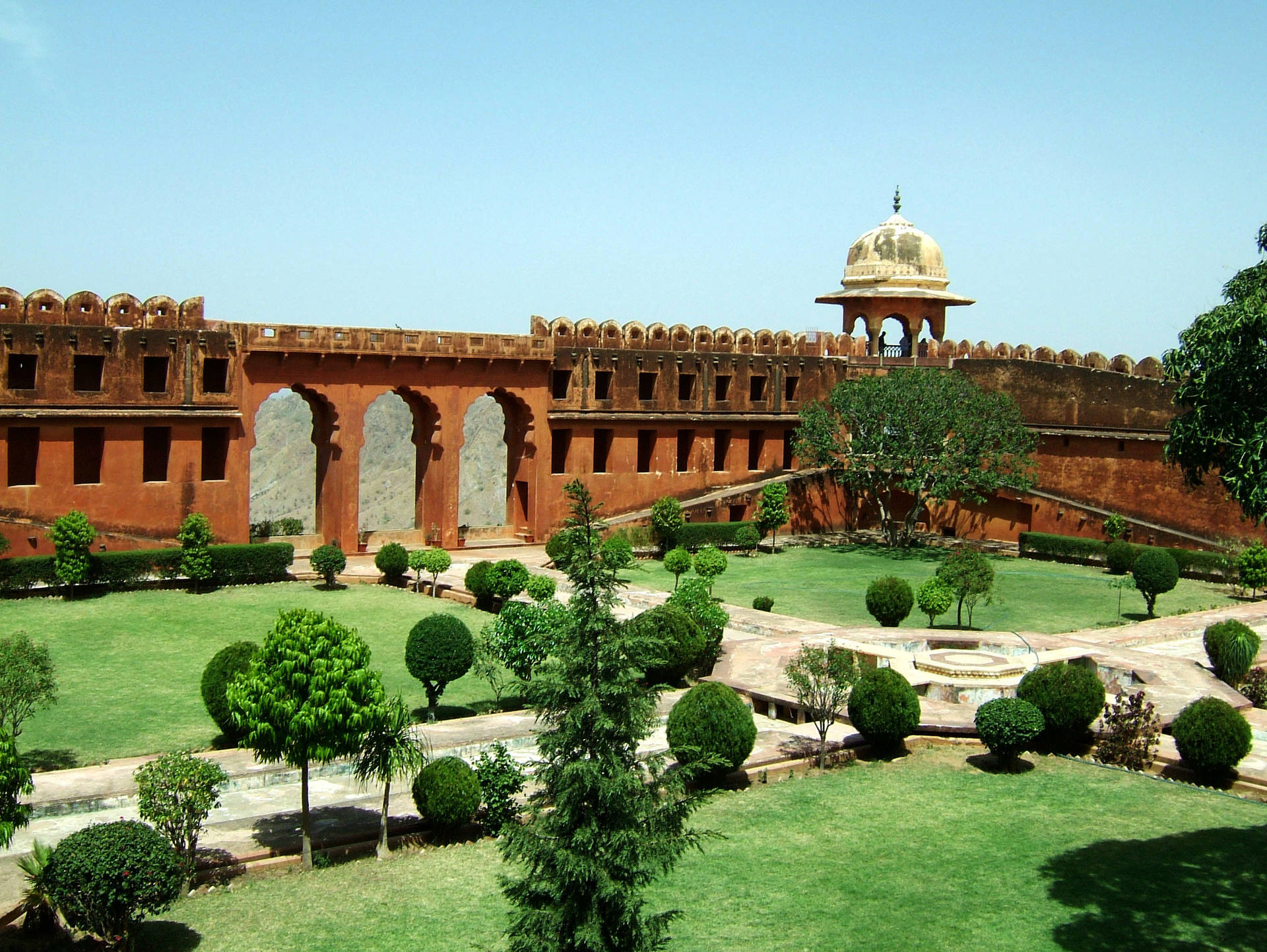 Jaigarh Fort i Jaipur, Indien Wallpaper