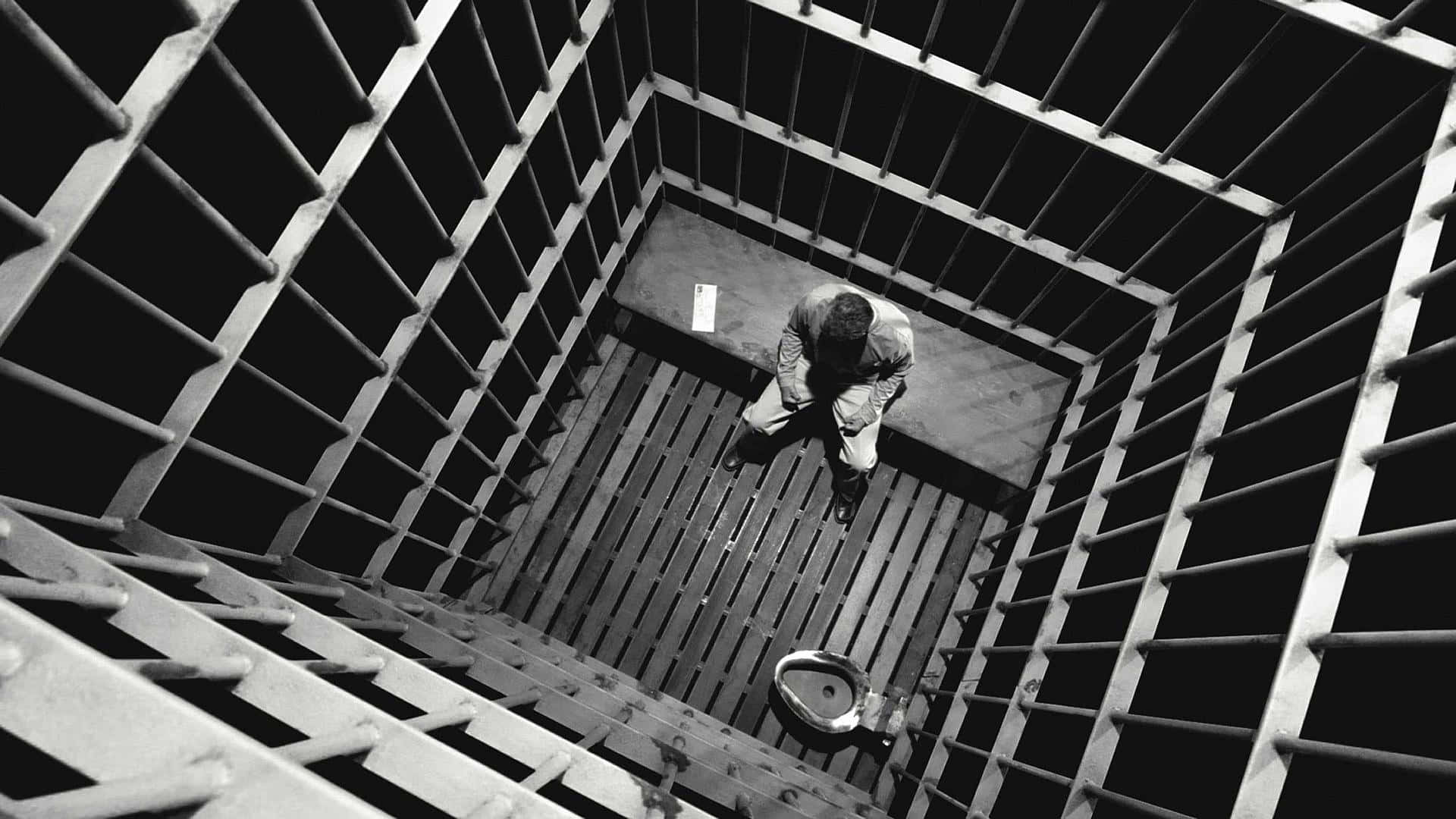 Unhombre Encarcelado En La Cárcel.