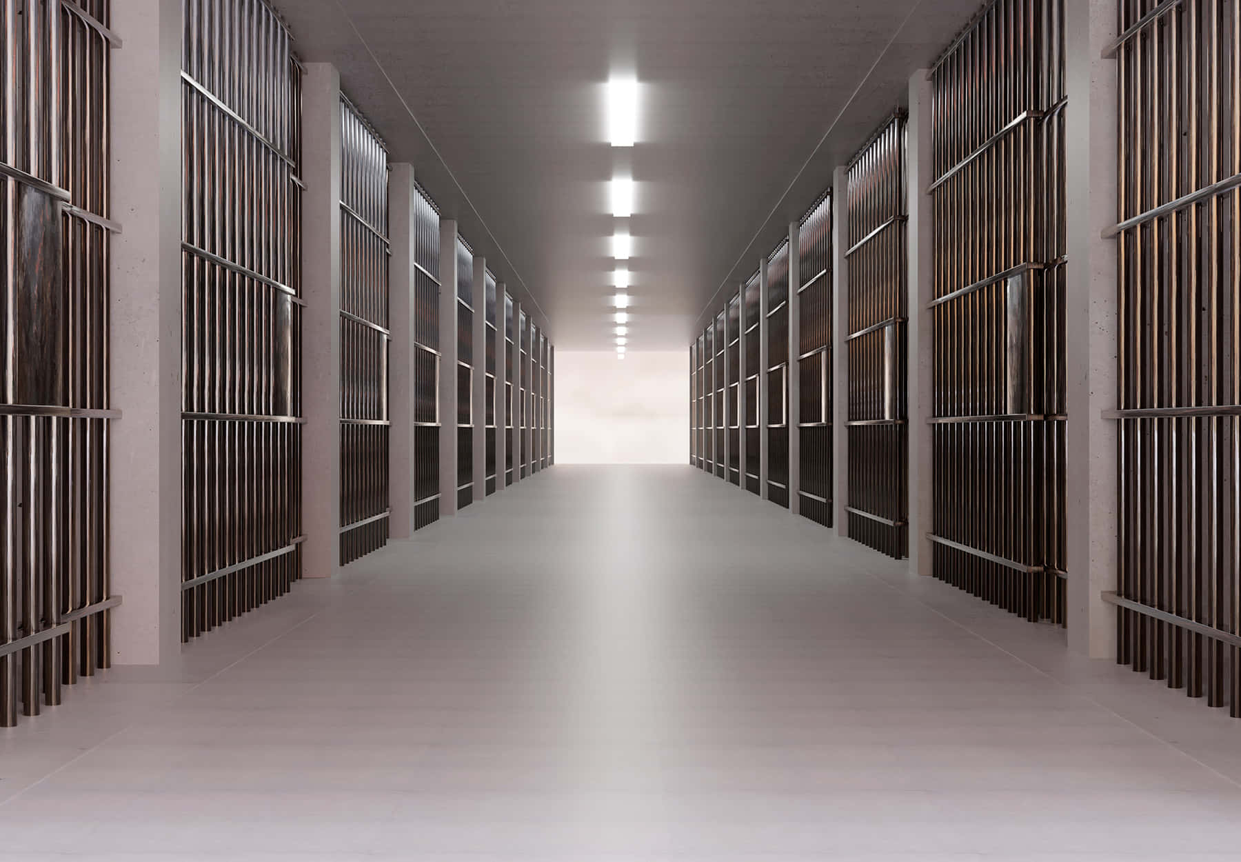 Jail Cell Hallway Background