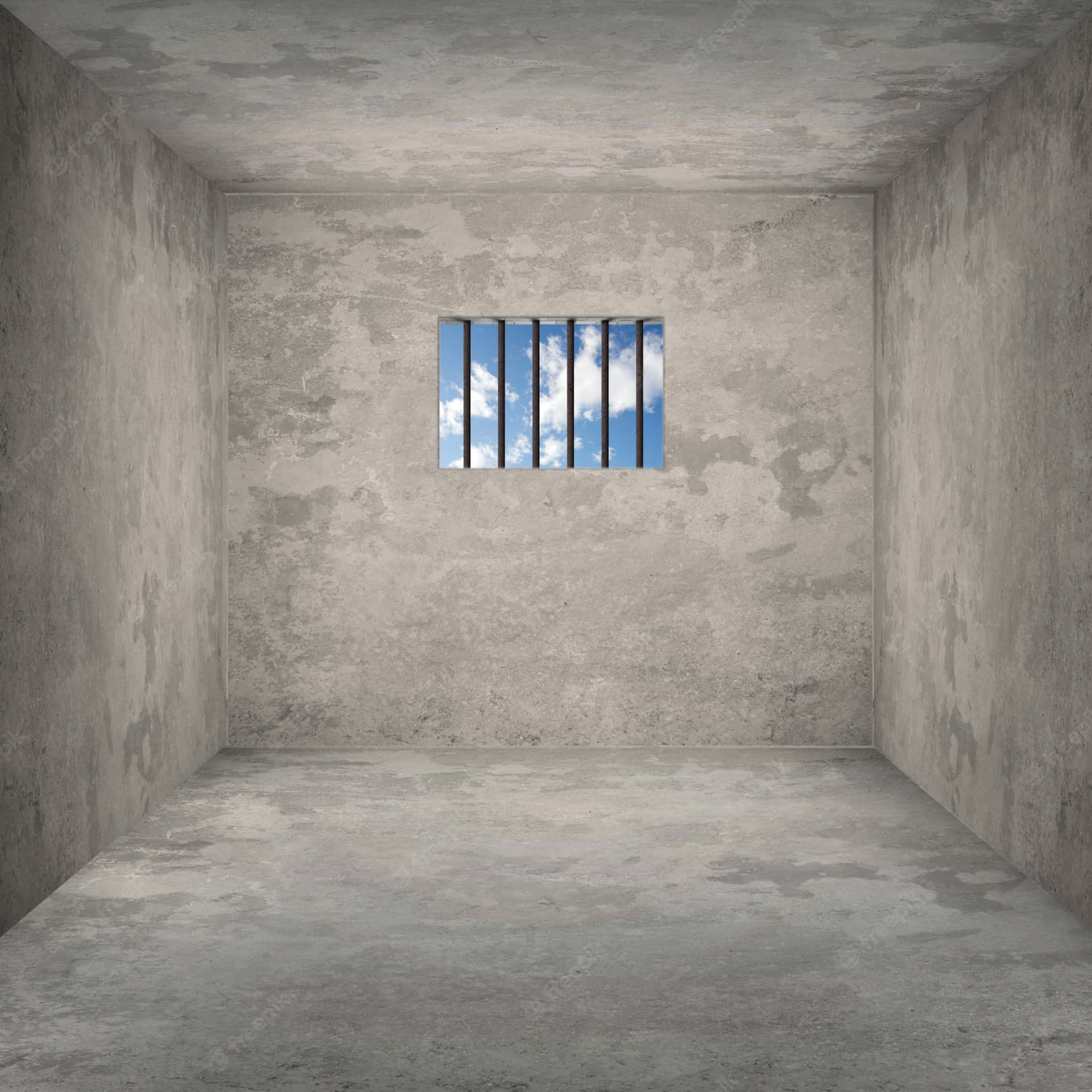 Cube Archiecture Jail Cell Background