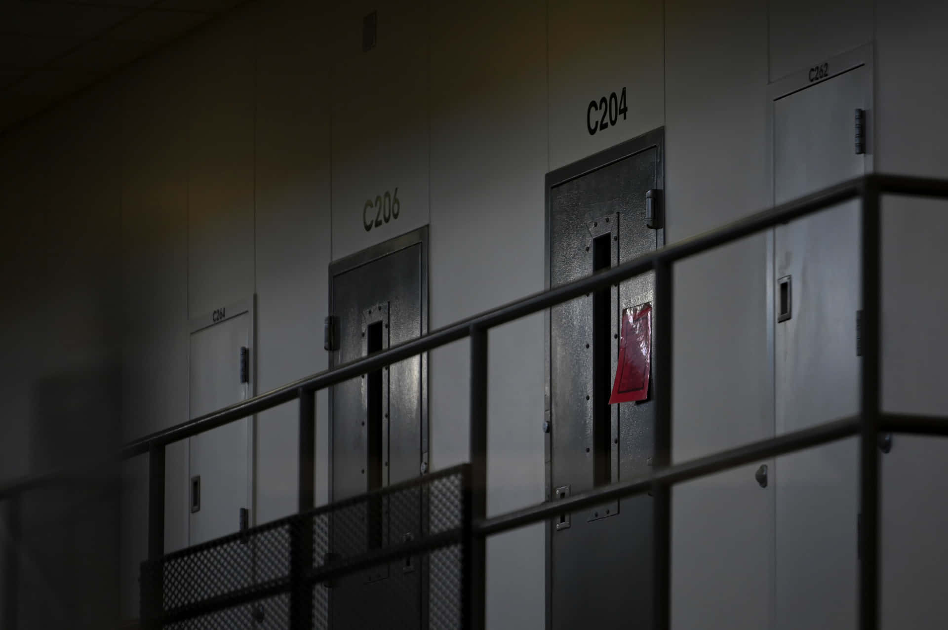 Gefängnistürengefängniszelle Hintergrund