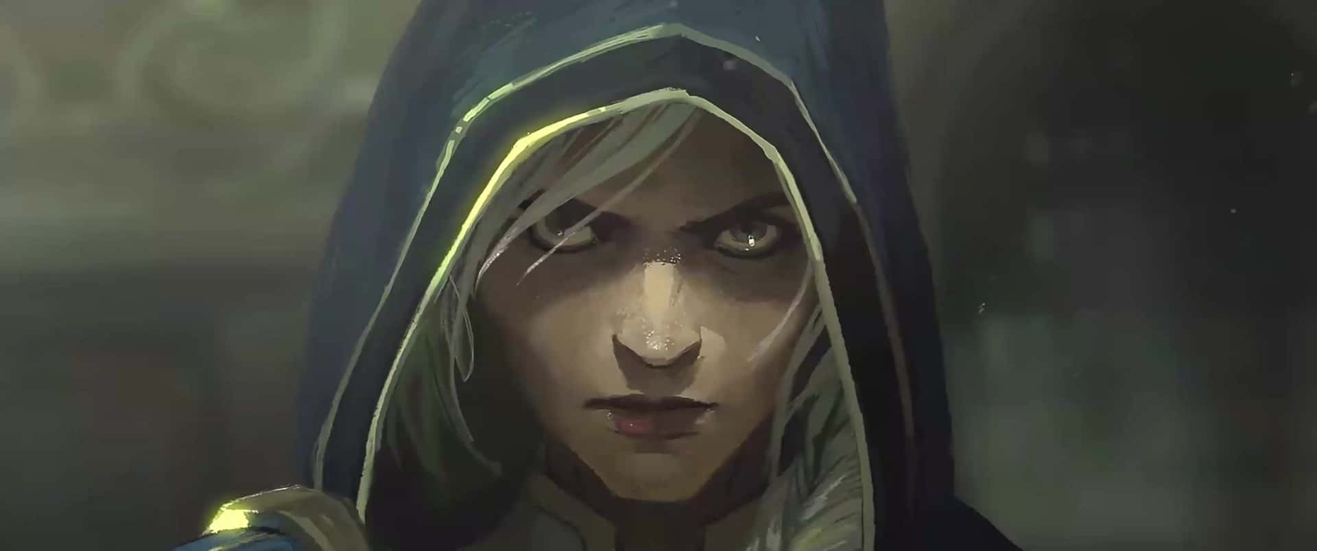 Jaina Proudmoore Standing With Fierce Determination Wallpaper