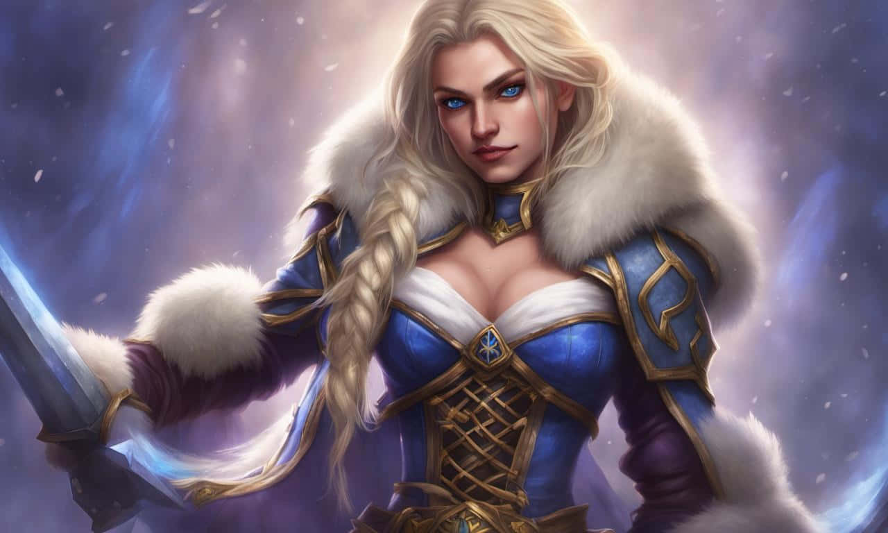 Jaina Proudmoore Penyihir Warcraft Wallpaper