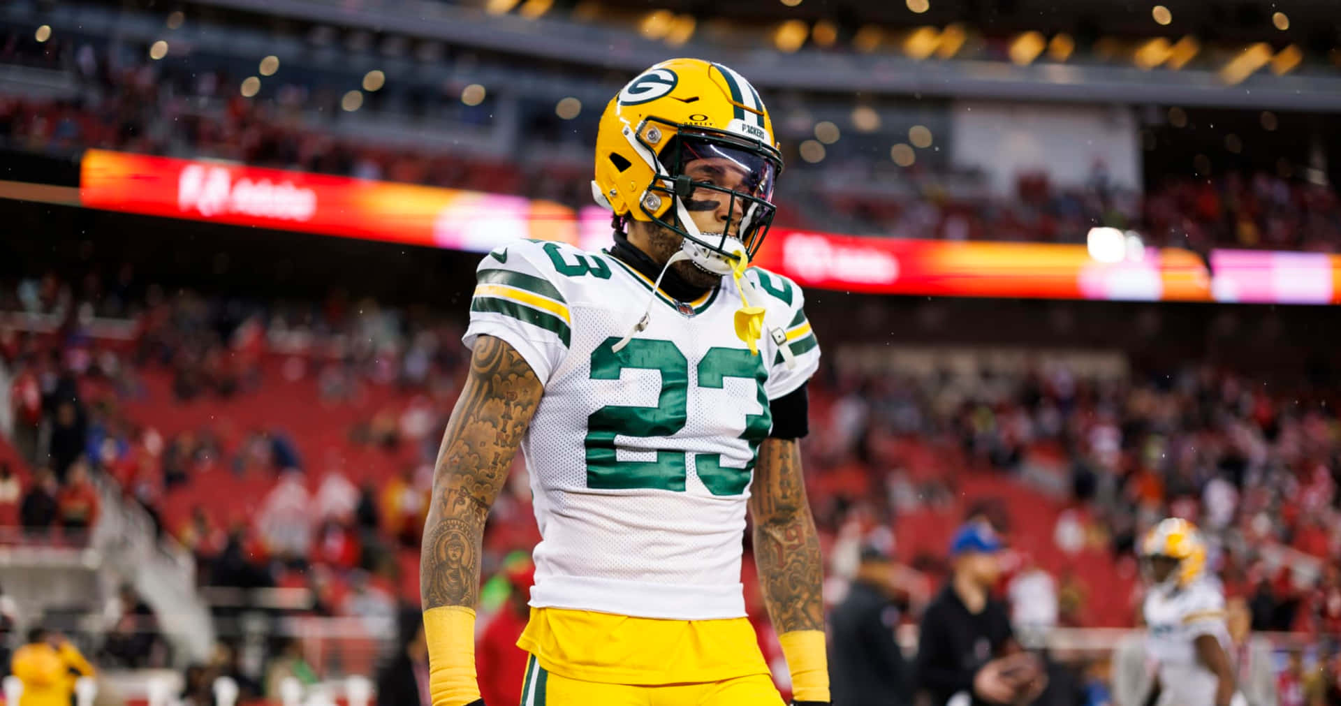 Jaire Alexander Green Bay Packers Game Day Wallpaper