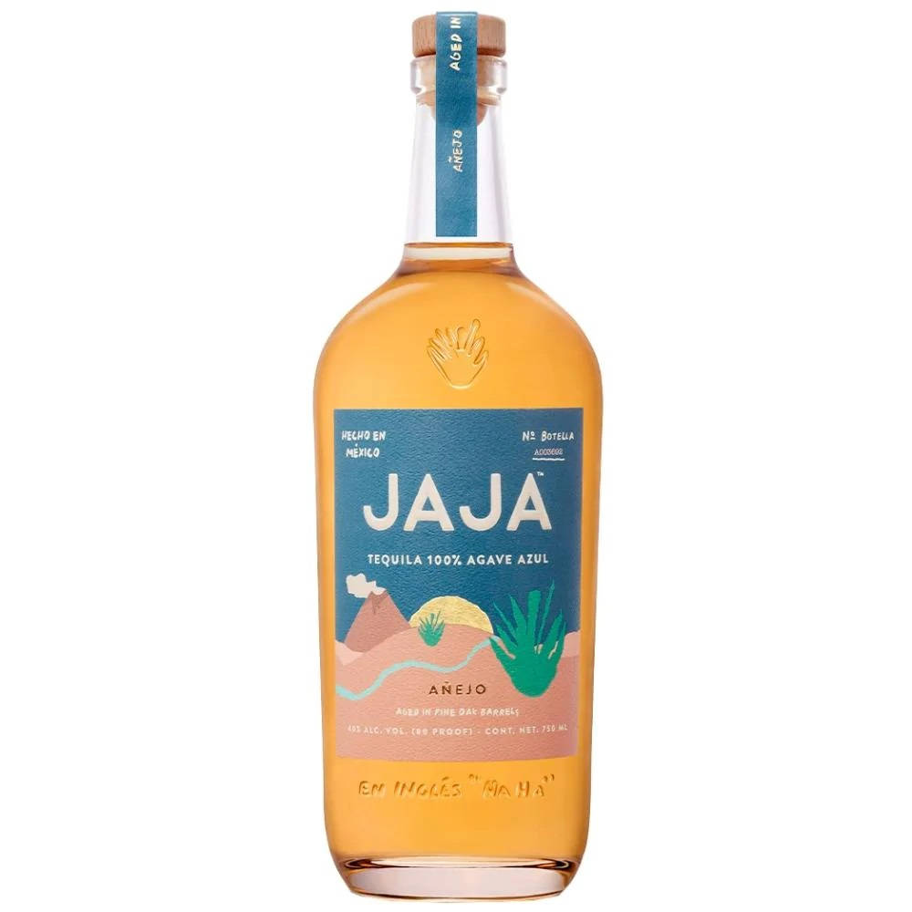 Caption: Premium Jaja Tequila Anejo Bottle Wallpaper