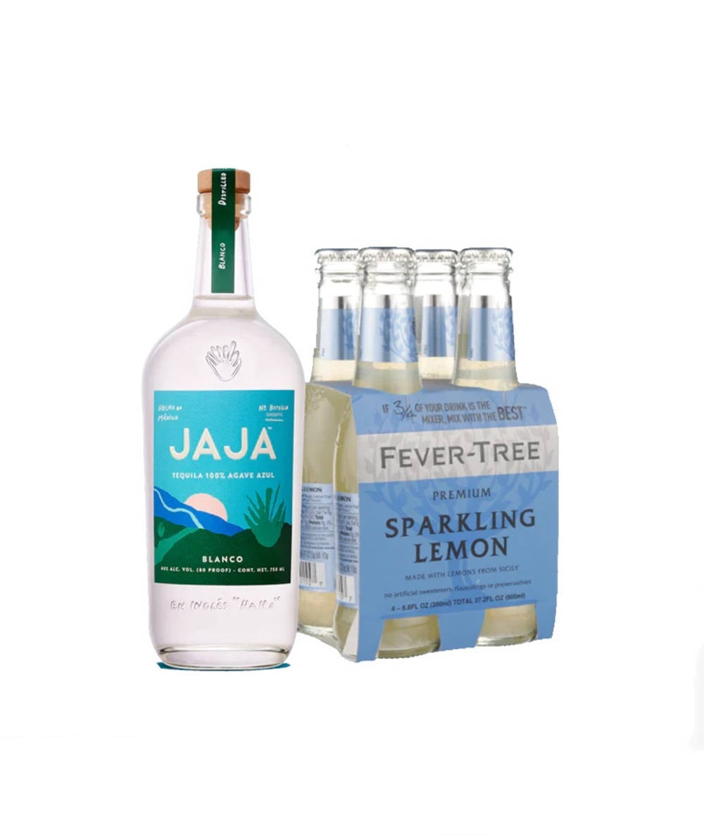 Exquisite Jaja Tequila Bottle with Fever Tree Premium Mixers Wallpaper