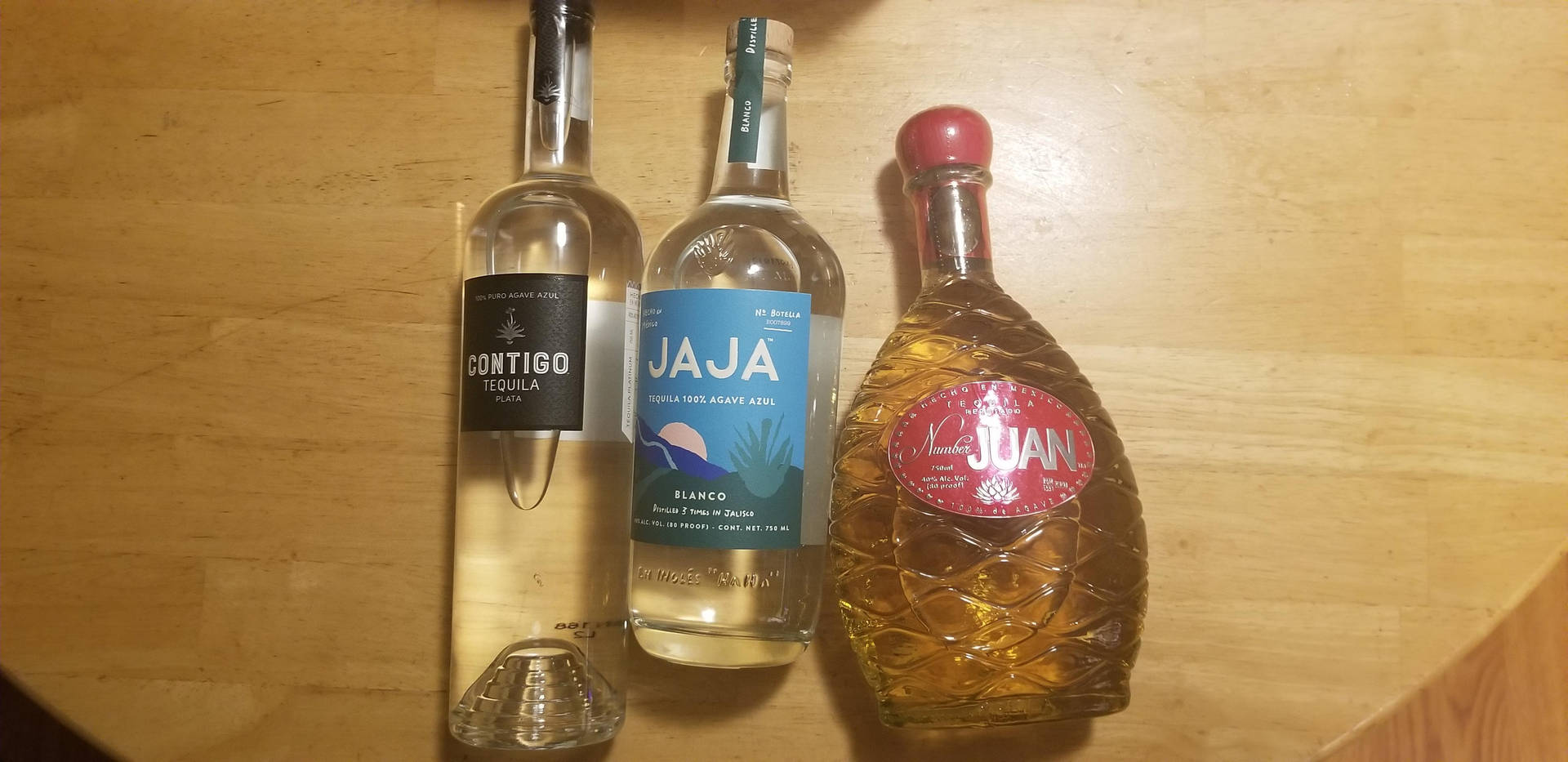 Jaja Tequila With Contigo and Number Juan Wallpaper