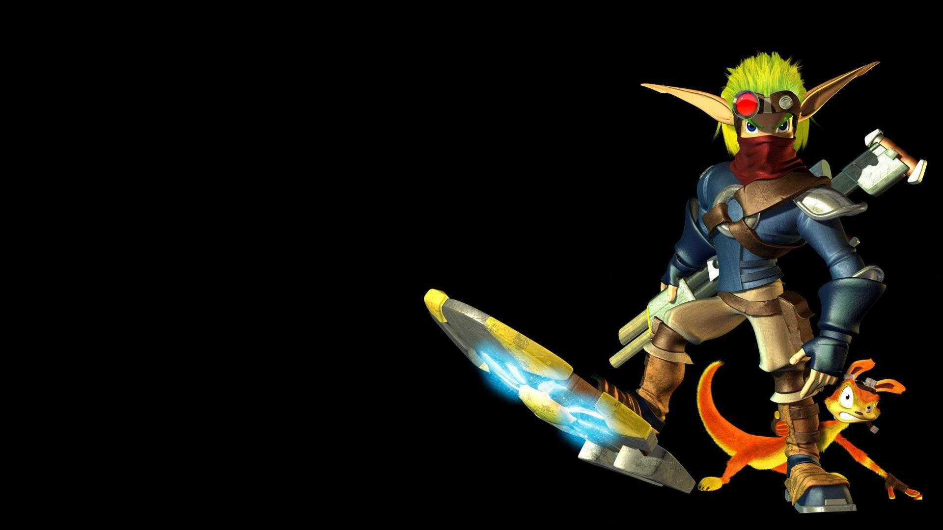 Jak And Daxter With Serious Faces Wallpaper