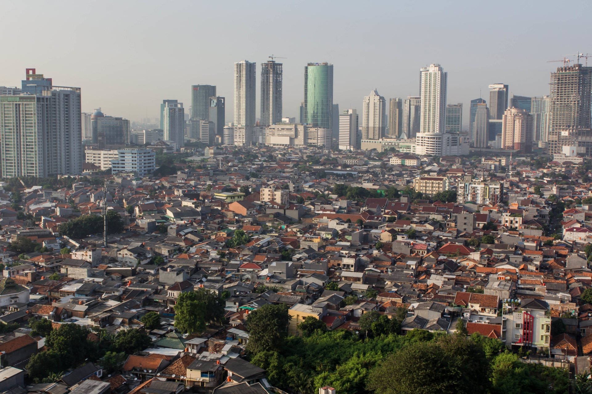 Udgiv et overblik over Jakarta huse. Wallpaper