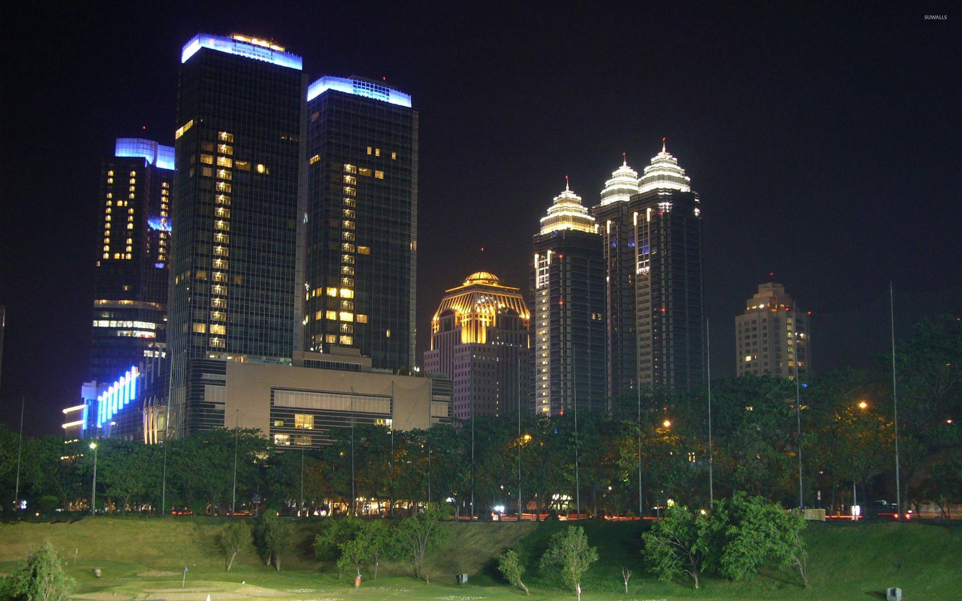 Jakartapacific Place Is A Famous Shopping Mall And Office Building Located In Jakarta, Indonesia. Wallpaper