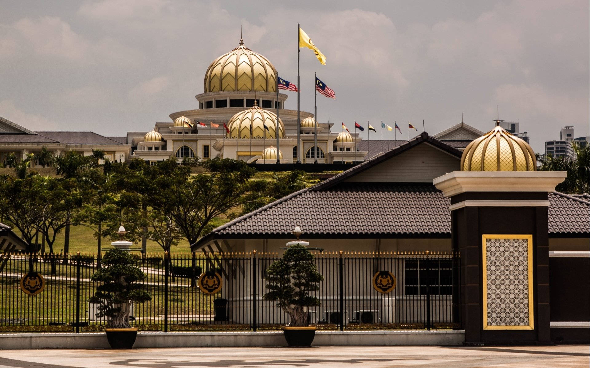 Palacioamarillo De Jakarta. Fondo de pantalla