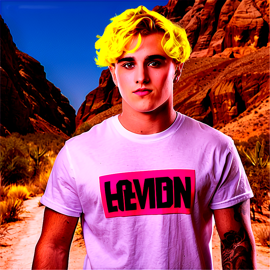 Jake Paul Desert Backdrop PNG