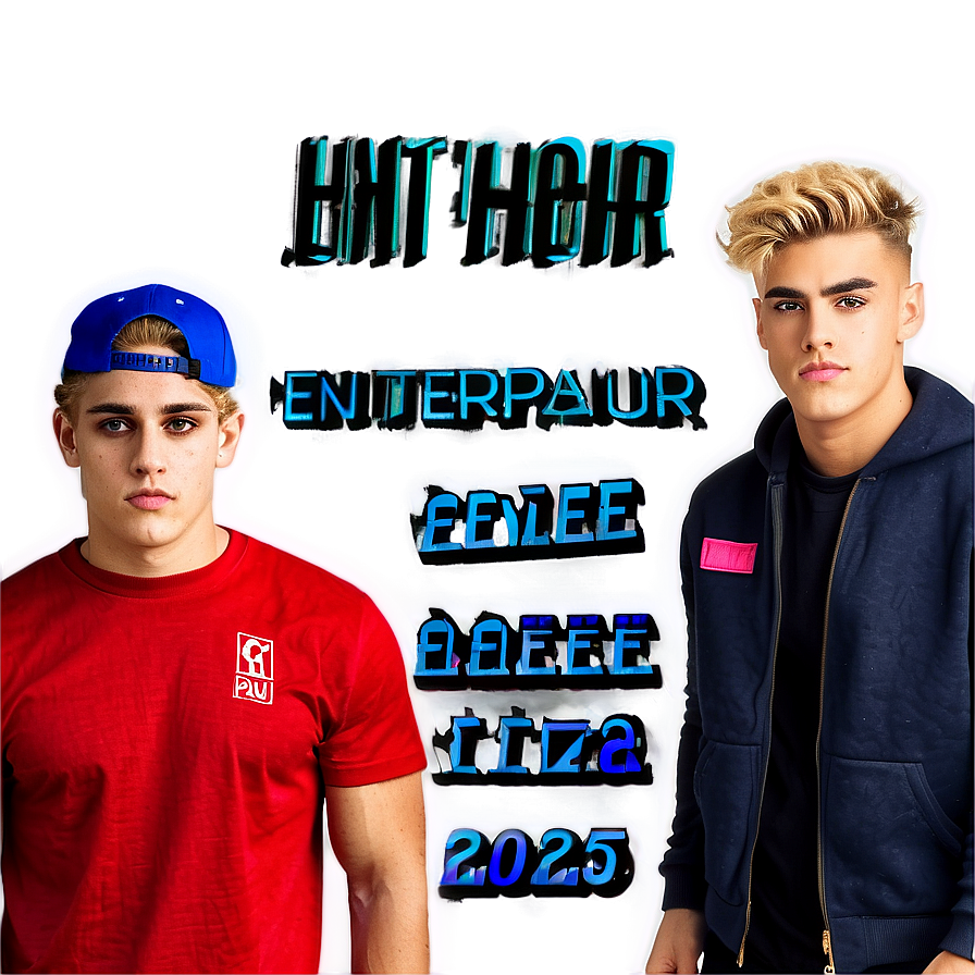 Jake Paul Dual Portraits2025 PNG