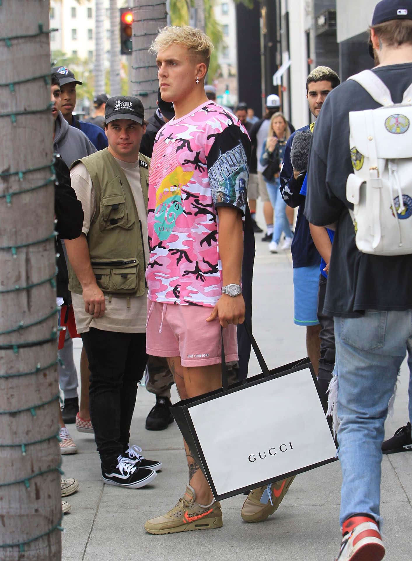 Jake Paul Gucci Shopping Wallpaper