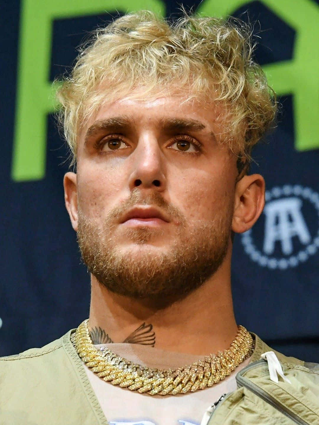 Jake Paul Press Conference Portrait Wallpaper