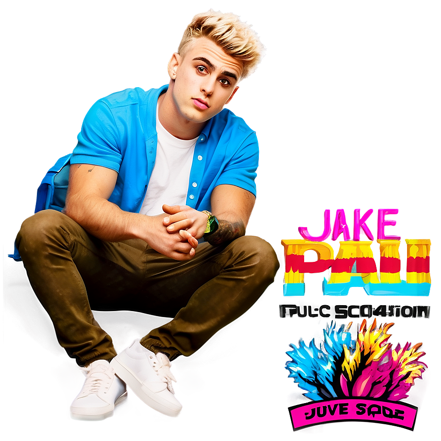 Jake Paul Public Speaking Event Promo PNG