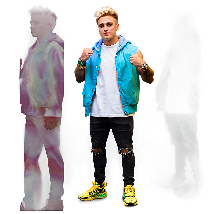 Jake Paul Stylish Pose PNG