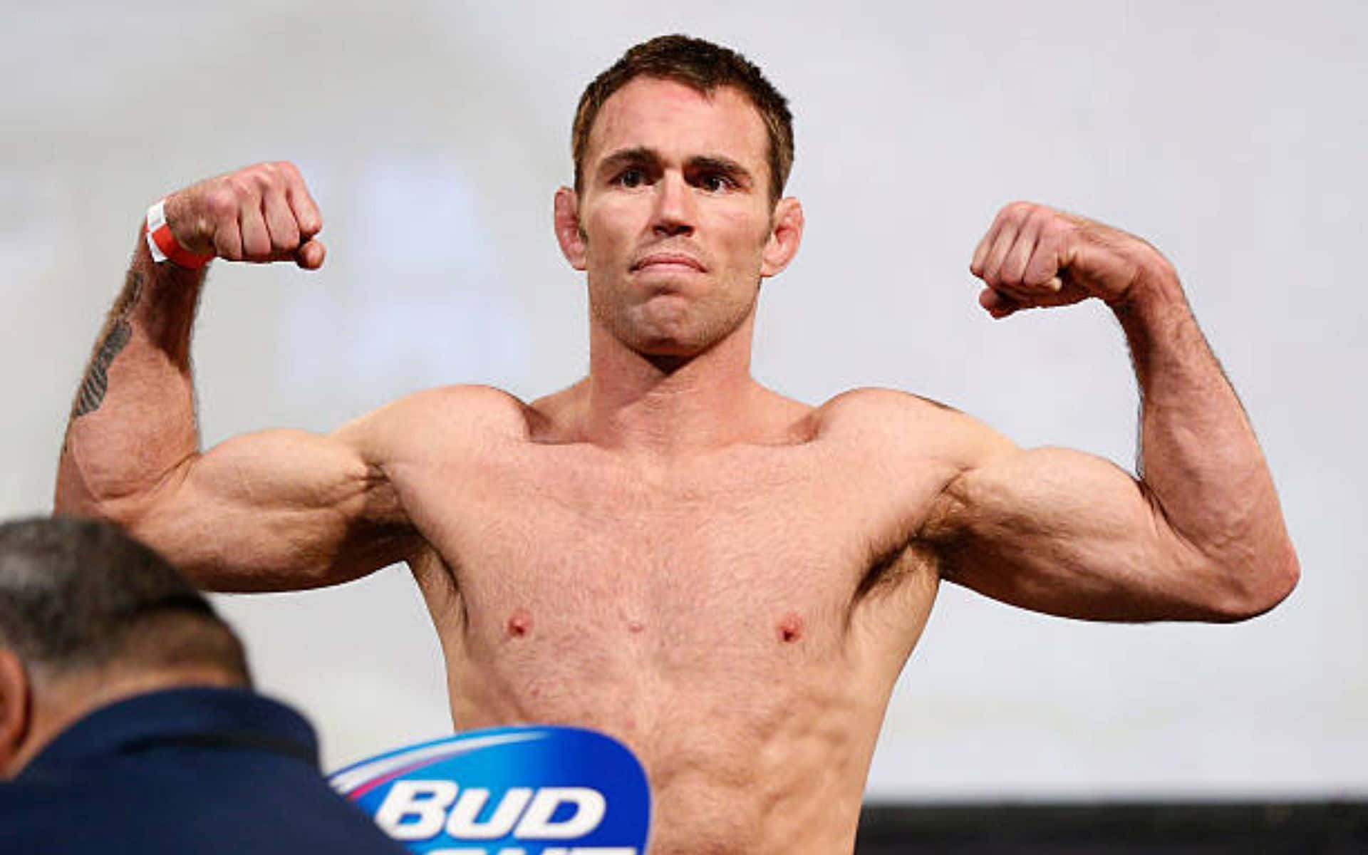 Jake Shields bøjer musklerne på UFC 171 Wallpaper