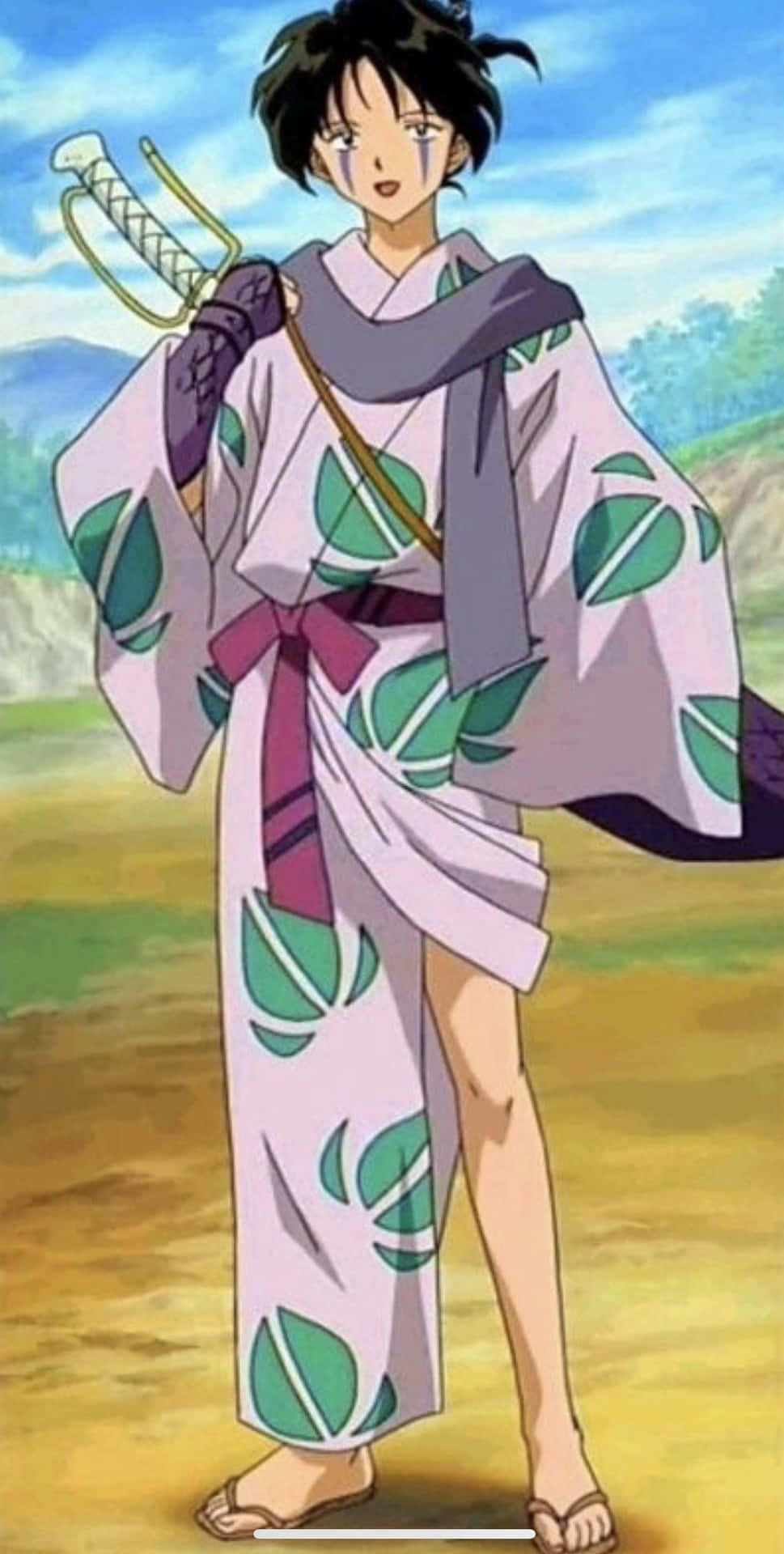 A fearless look: Jakotsu from the Anime Inuyasha Wallpaper