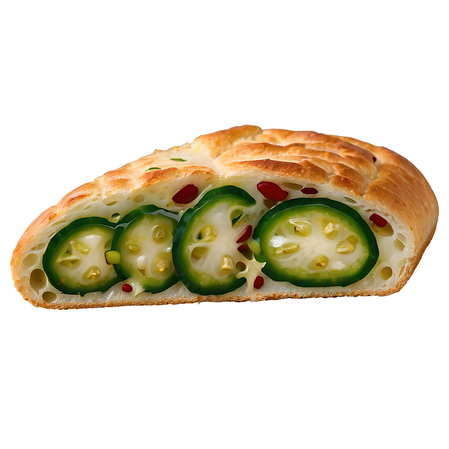 Jalapeno Cheese Bread Slice Png Tsm53 PNG