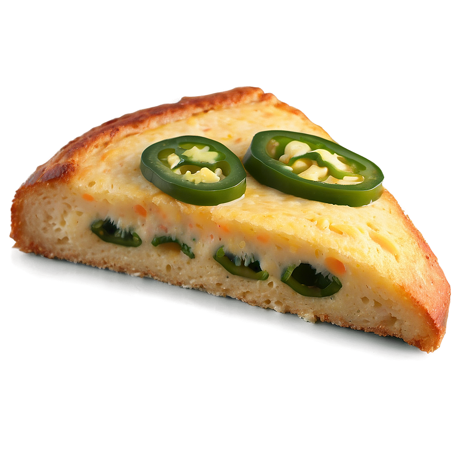 Jalapeno Cheese Bread Slice Png Wct PNG